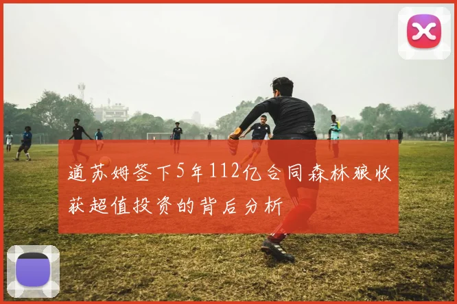 道苏姆签下5年112亿合同森林狼收获超值投资的背后分析